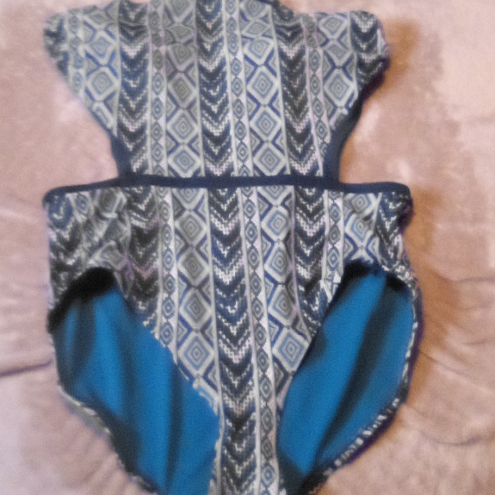 Printed One Piece Bathing Suit